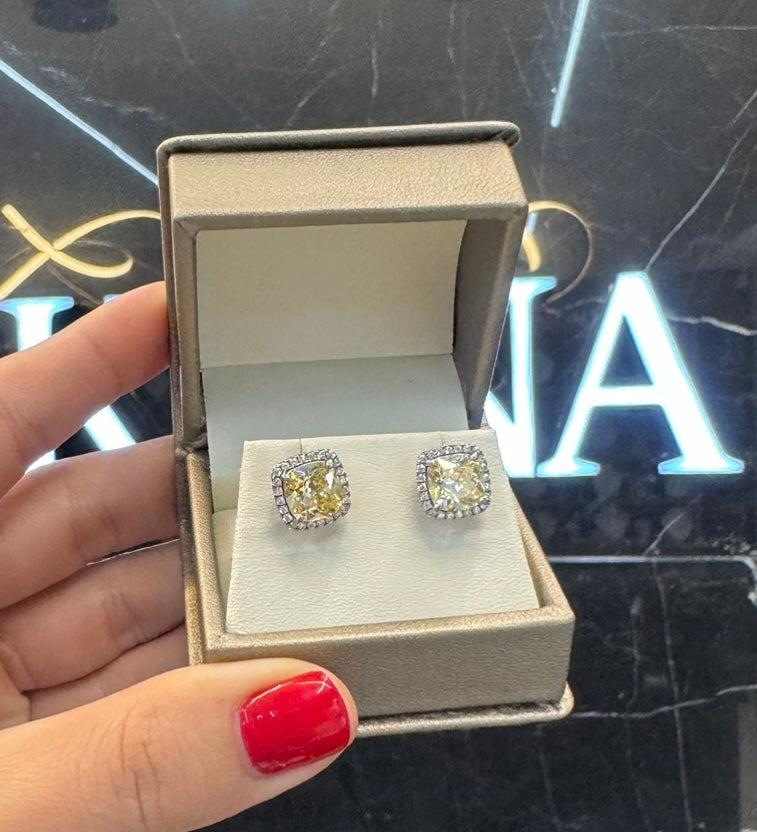 Aretes citrino