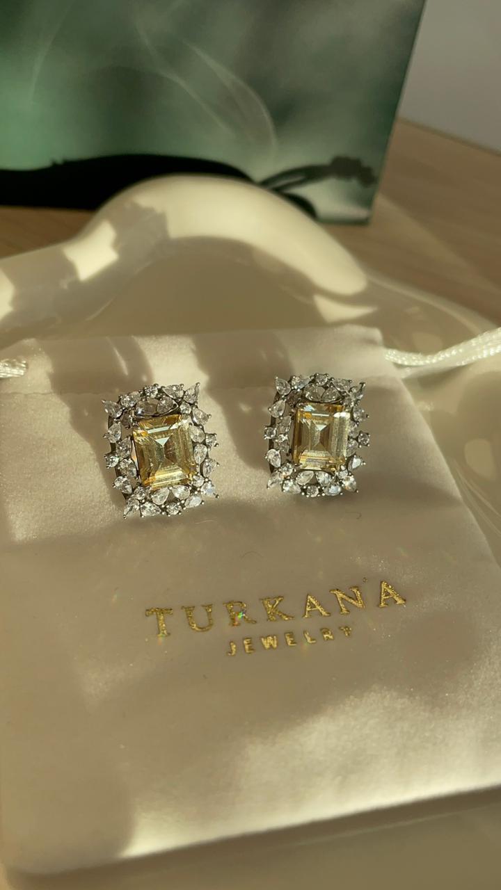 Aretes citrino
